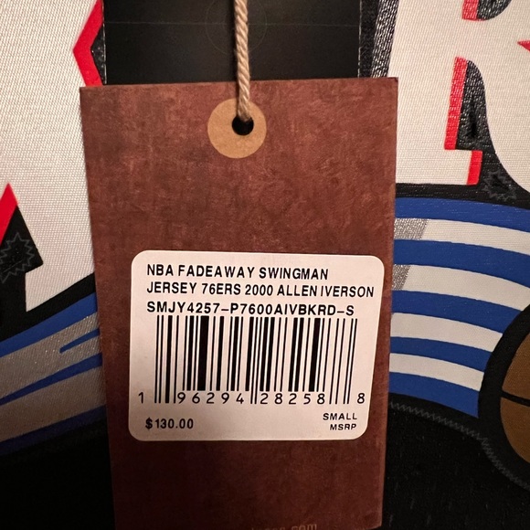 Allen Iverson Mitchell & Ness Swingman Jersey - Picture 6 of 6